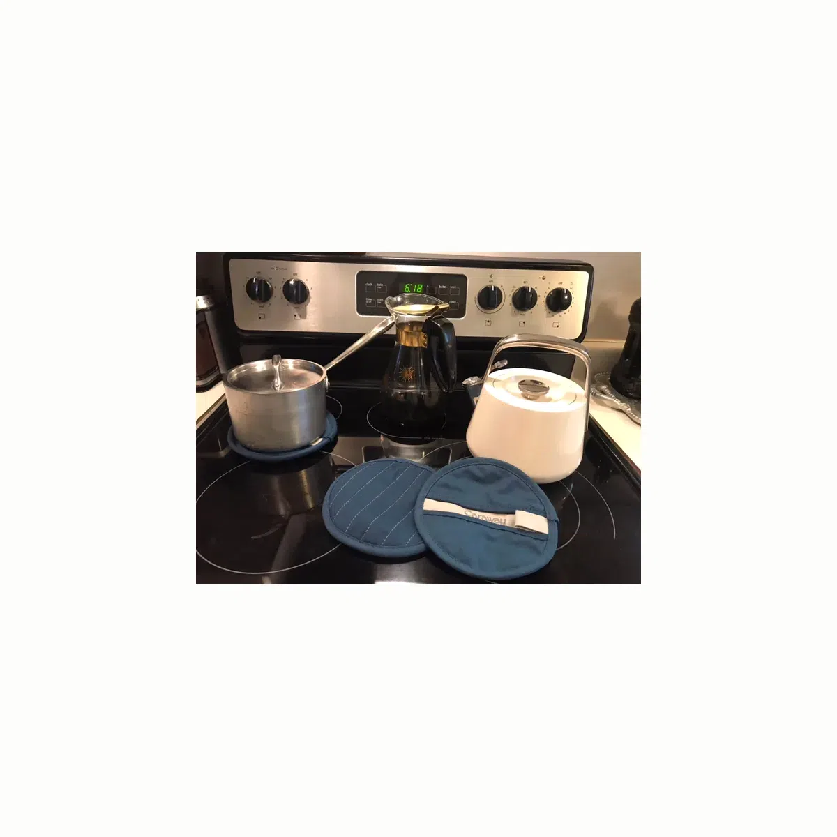 Stain resistant stitching works