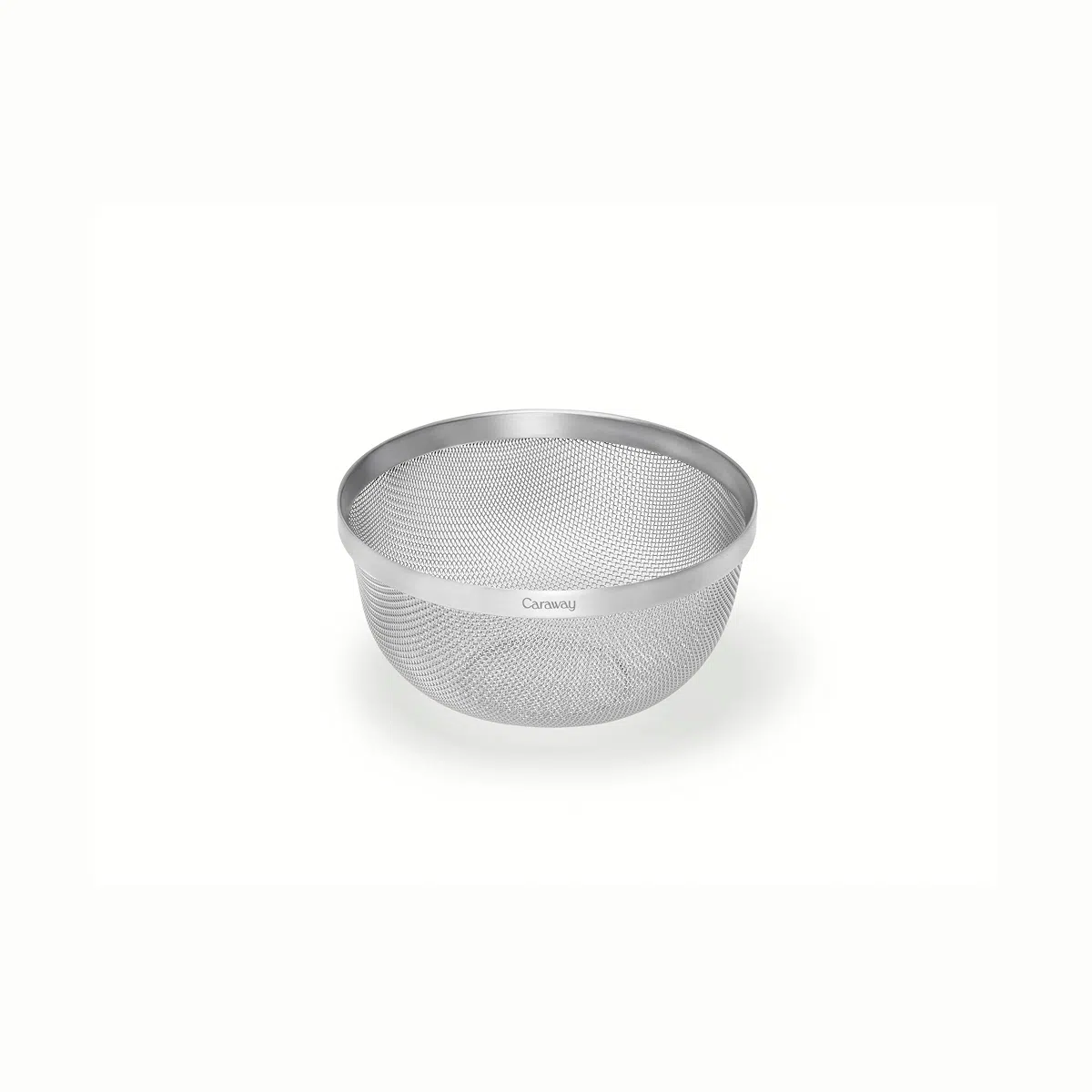 Caraway Small Stainless Steel Strainer 2Qt – Compact, Non-Toxic, Stackable