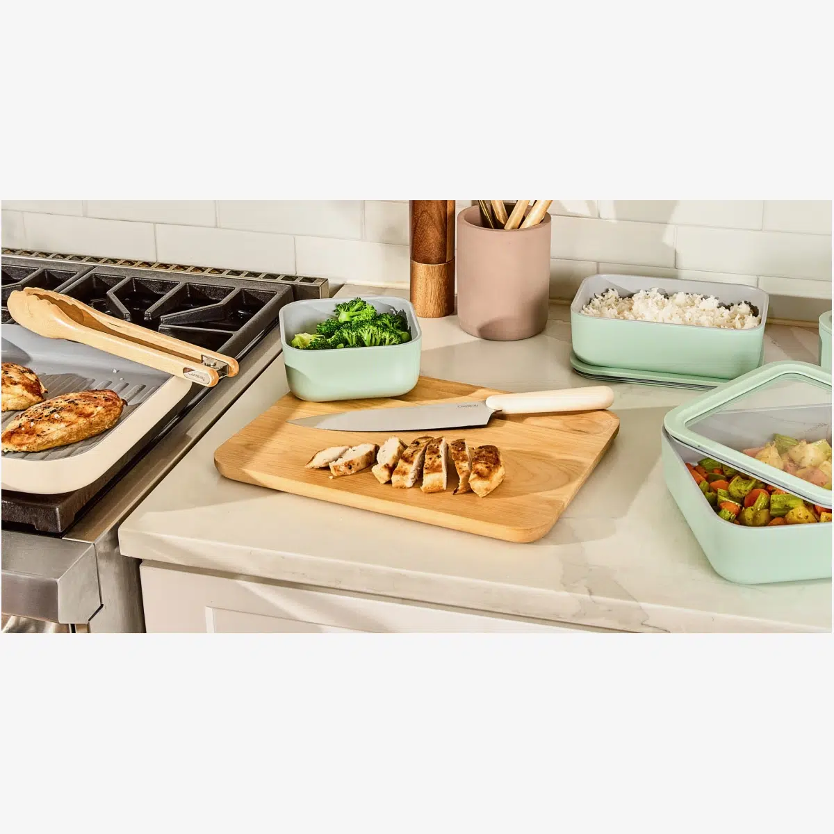 Caraway Cutting Board Set (3-Piece) - Non-Toxic, FSC-Certified Wood - 44% Off