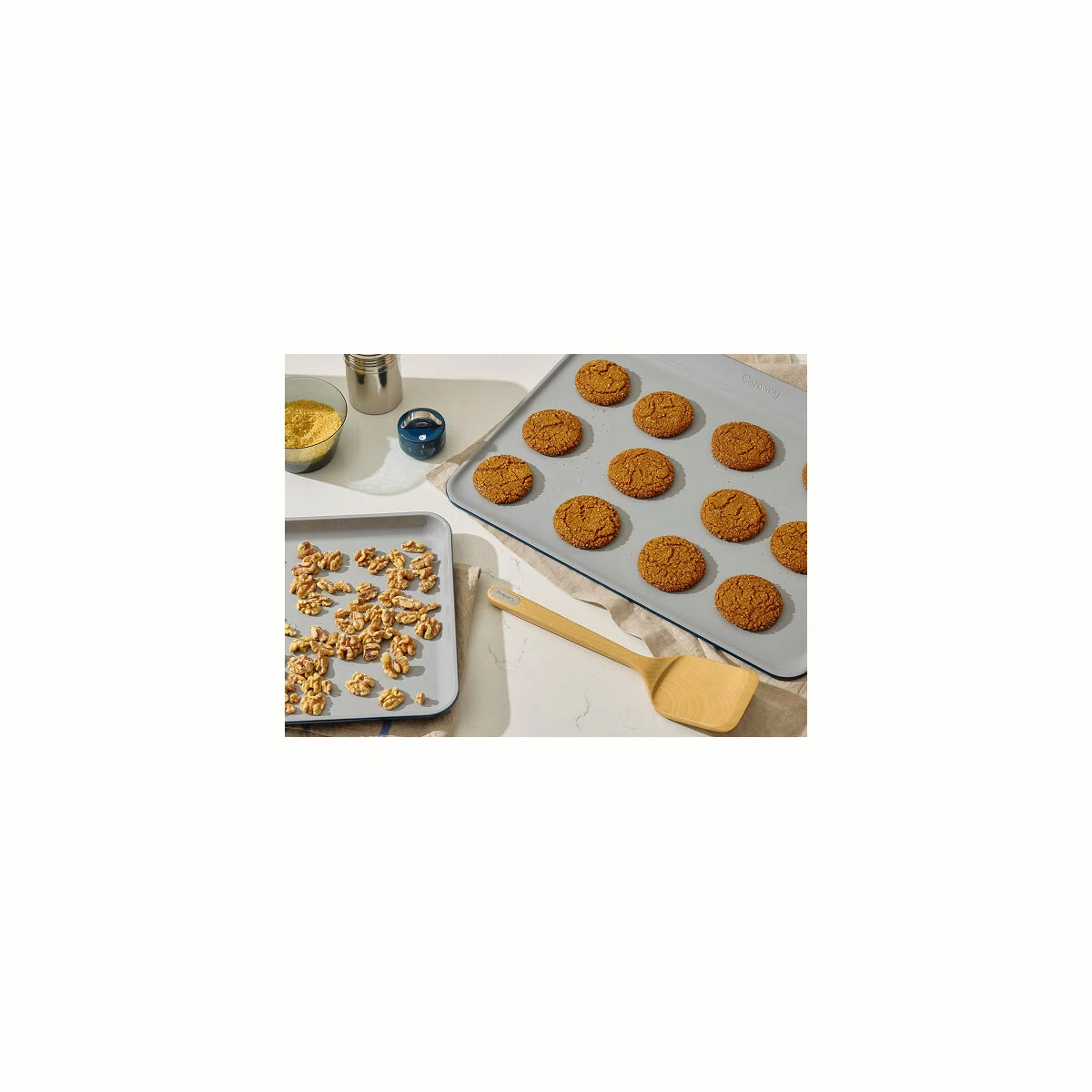 Caraway Complete Baking Sheet Bundle 4-Piece Non-Stick Ceramic Cookie & Baking Sheets Set