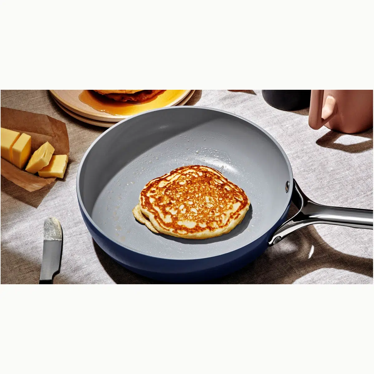 Caraway Cookware & Minis Set - 16-Piece Non-Stick Ceramic Set, All Stovetops