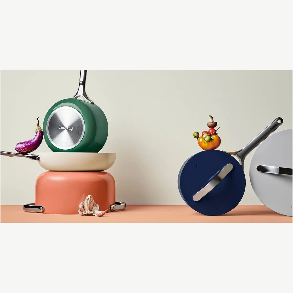 Caraway Enameled Cast Iron Skillet & Dutch Oven Duo – Non-Toxic, Lifetime Warranty