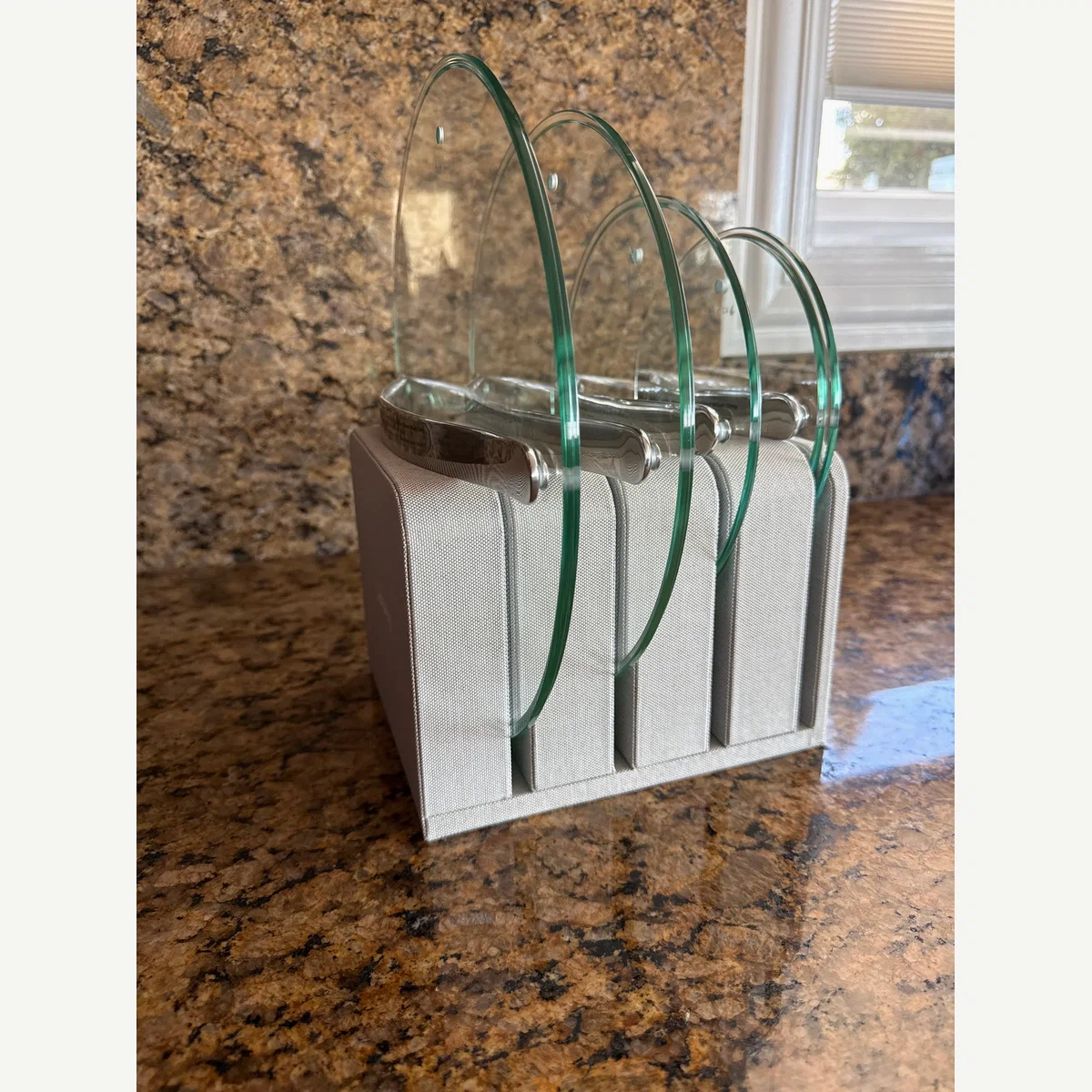 One lid chipped