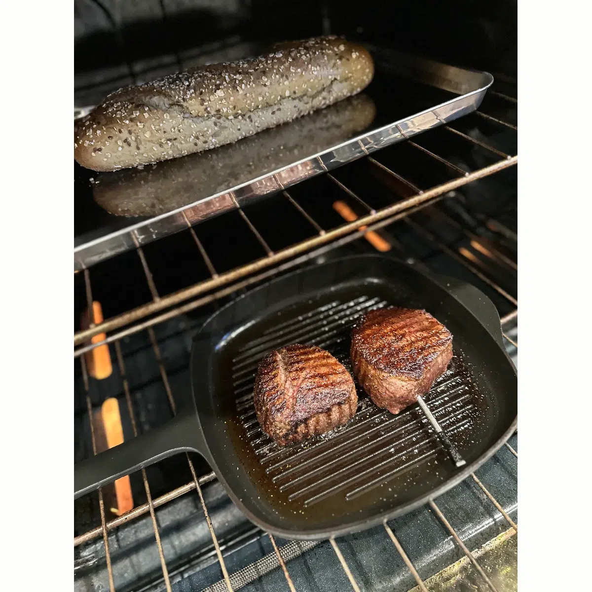 Great for indoor grilling