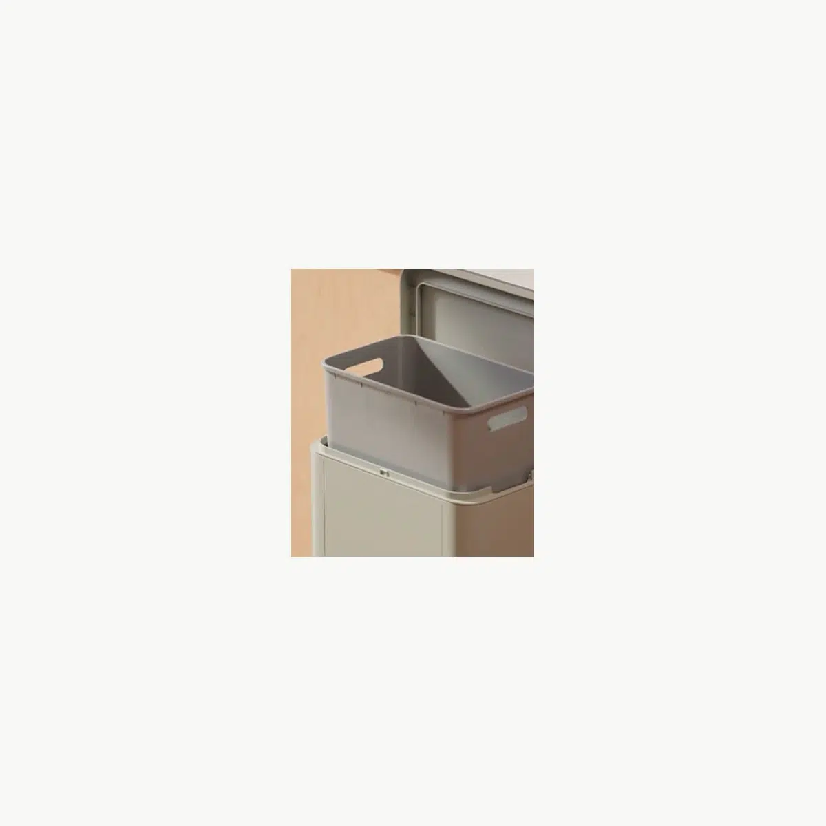 Caraway 45L Rectangular Step Trash Can – Fingerprint Resistant, Quiet-Close Lid, Fits 13 Gal Bags