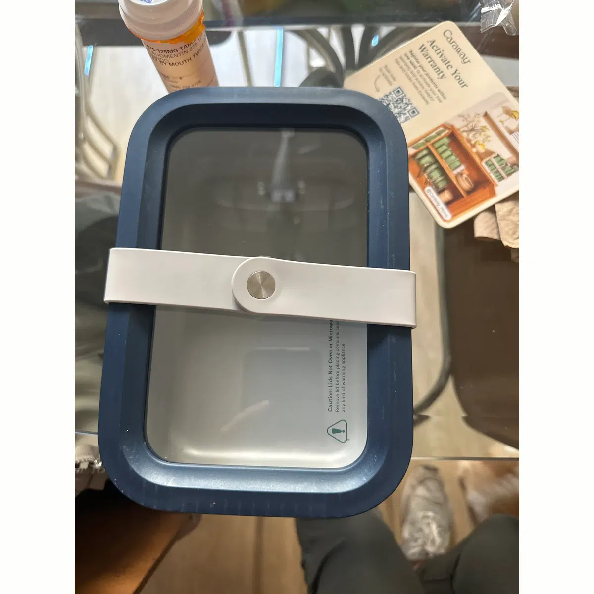 Okay, but lid seal off