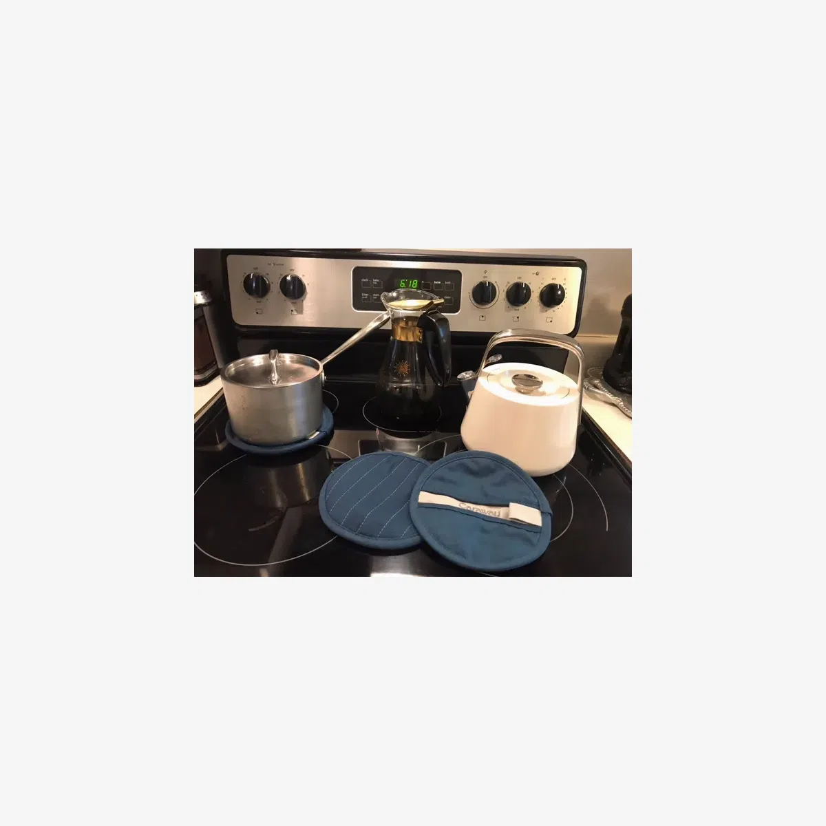 Great for hot cast iron