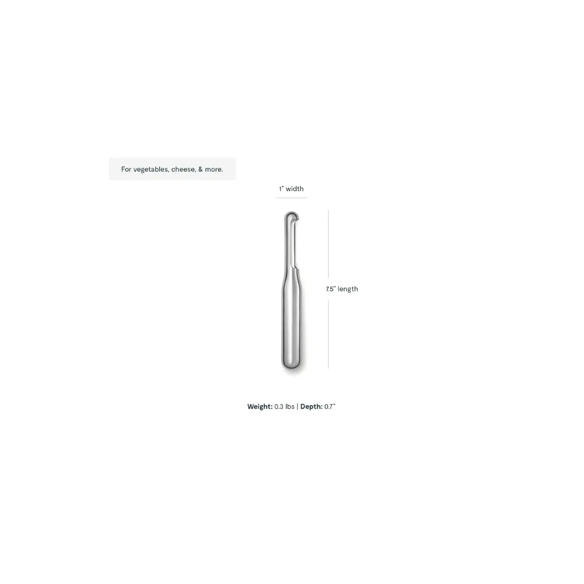 caraway-vegetable-peeler-non-toxic-stainless-steel-swivel-blade-ergonomic-comfor image 3