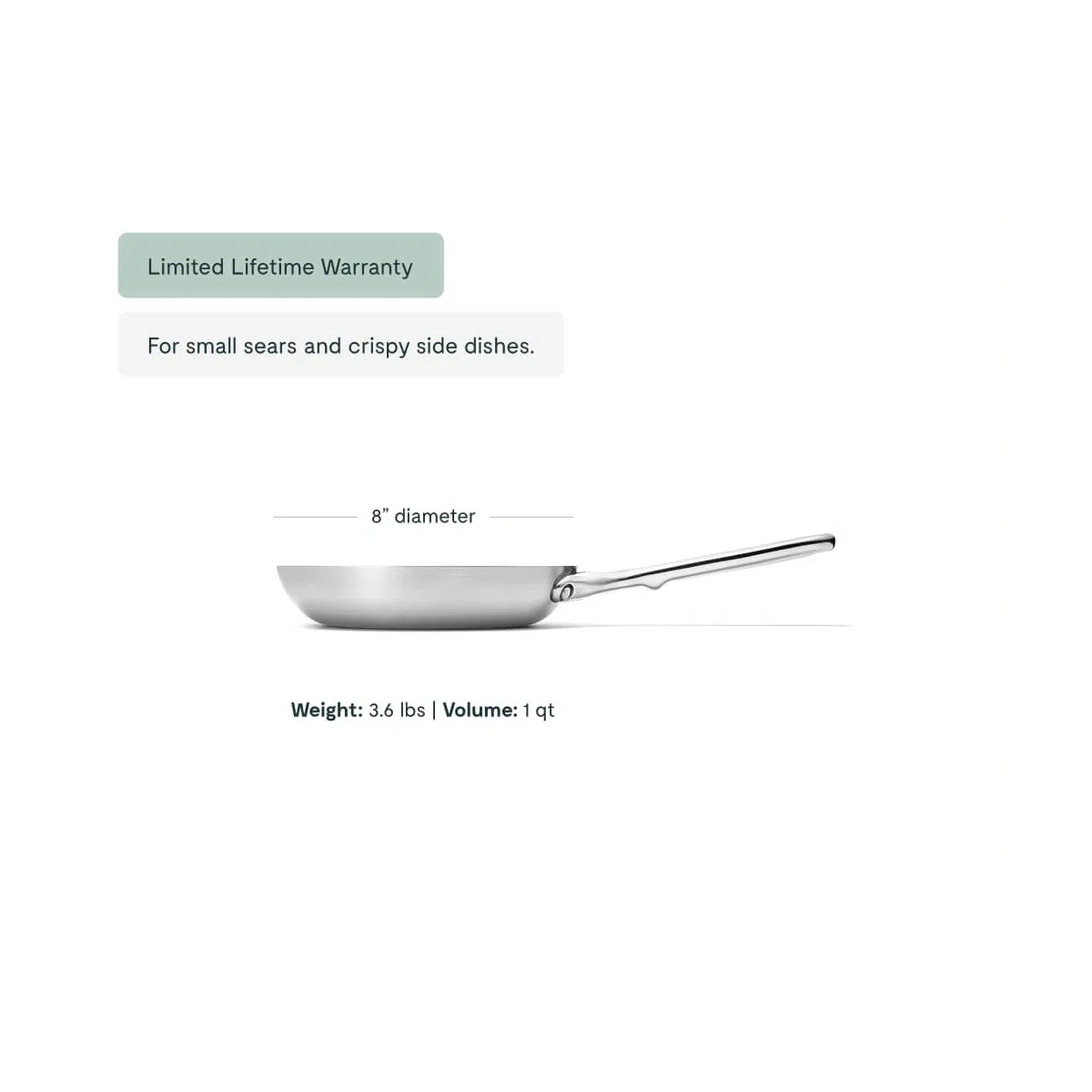 caraway-stainless-steel-8-inch-mini-fry-pan-non-toxic-5-ply-oven-safe-lifetime-w image 3