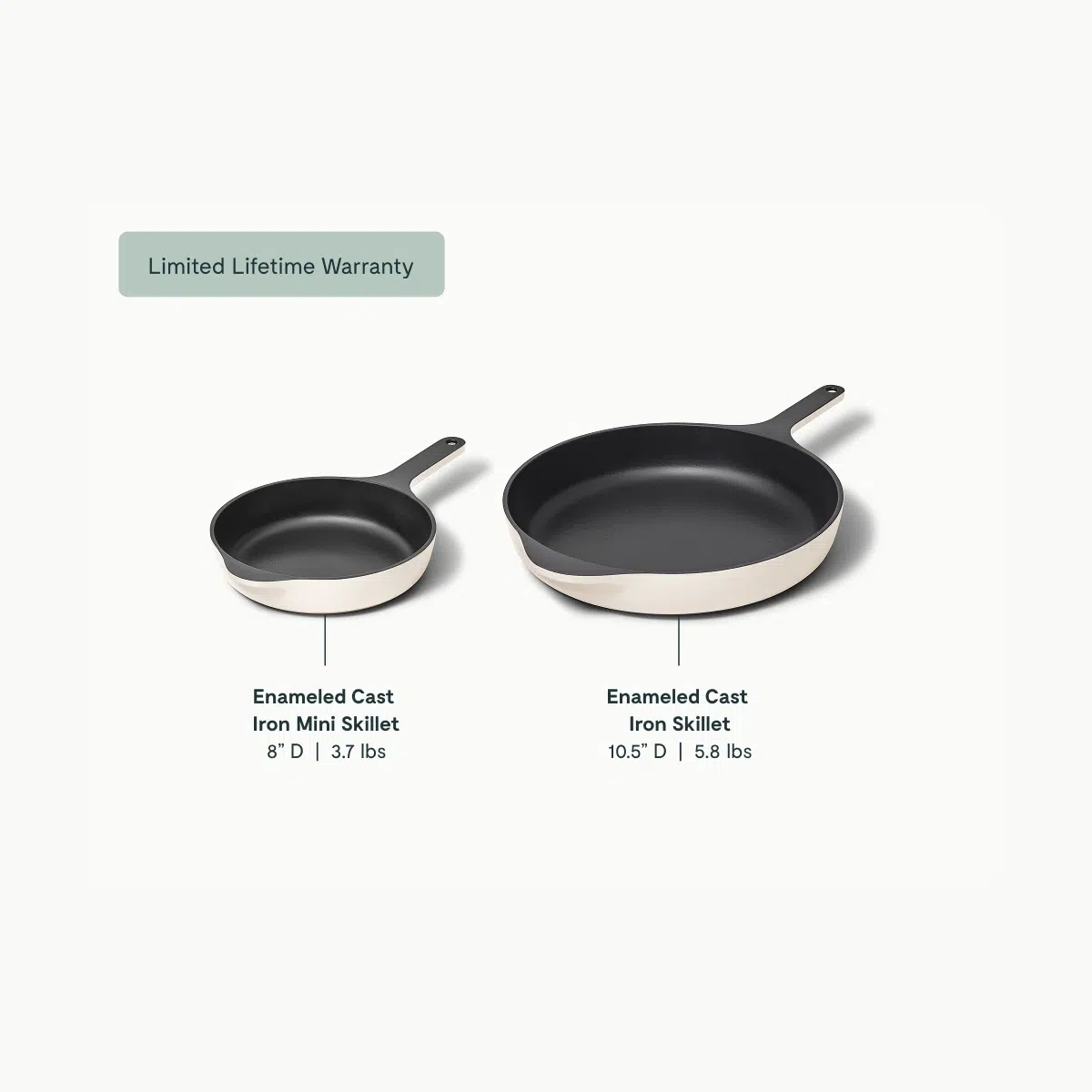 caraway-enameled-cast-iron-skillet-duo-8-in-mini-10-5-in-with-non-toxic-enamel-a image 3