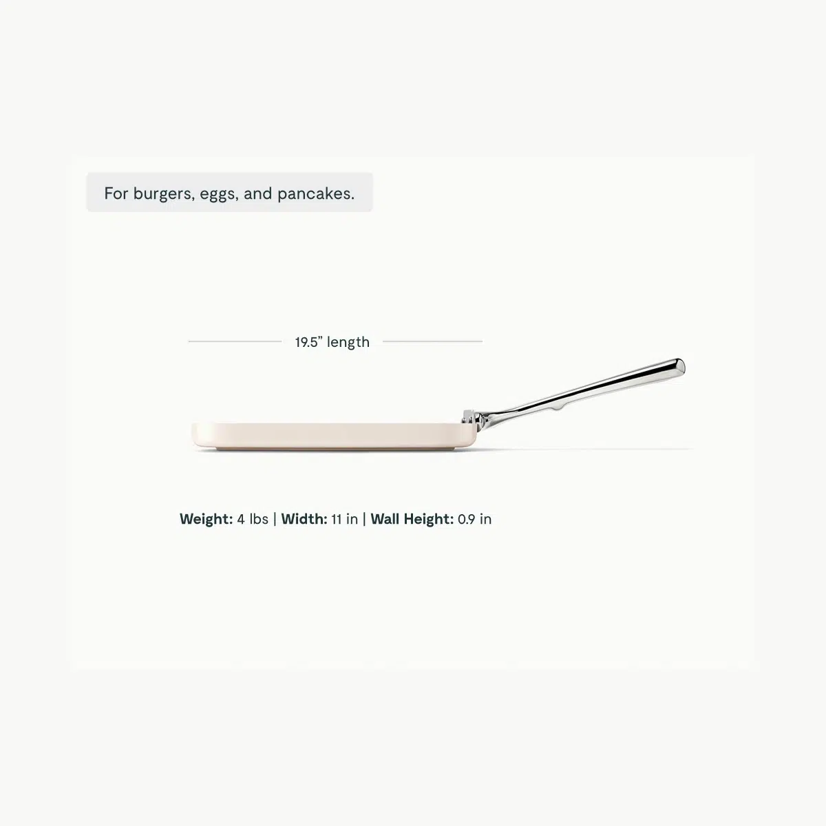 caraway-11-square-griddle-pan-non-stick-ceramic-griddle-for-pancakes-burgers image 3