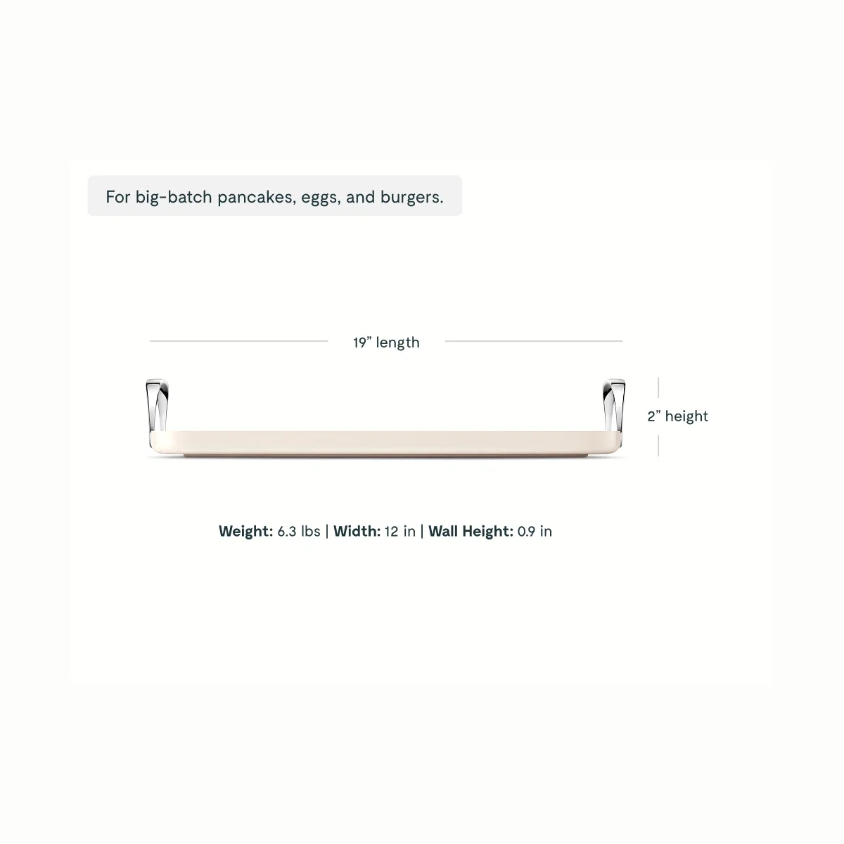 caraway-non-toxic-ceramic-double-burner-griddle-19x12-inch-nonstick-griddle-for- image 3