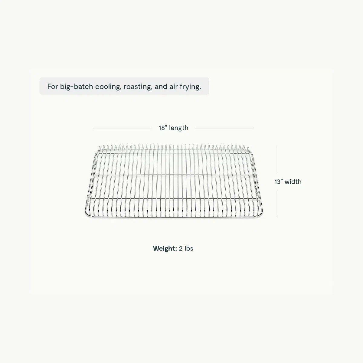 caraway-cooling-rack-premium-stainless-steel-oven-safe-to-550-f-360-airflow-baki image 3