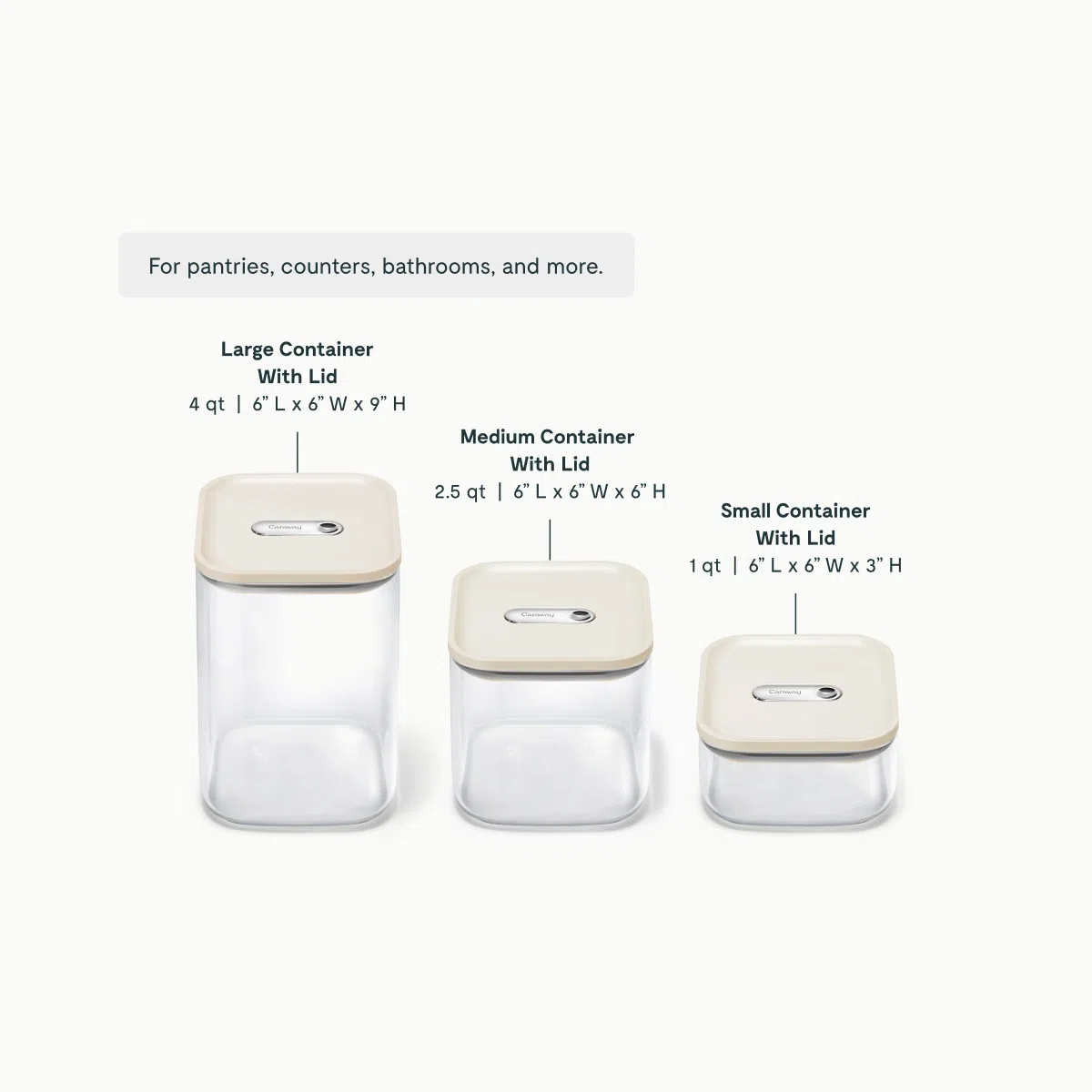 caraway-glass-airtight-container-trio-bpa-free-non-toxic-food-storage-3-sizes-fo image 4