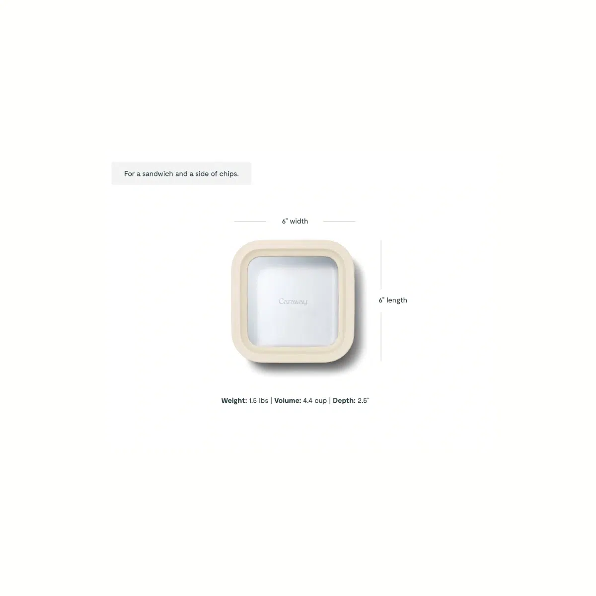 caraway-small-food-storage-container-non-stick-ceramic-coated-glass-bpa-free-4-4 image 4