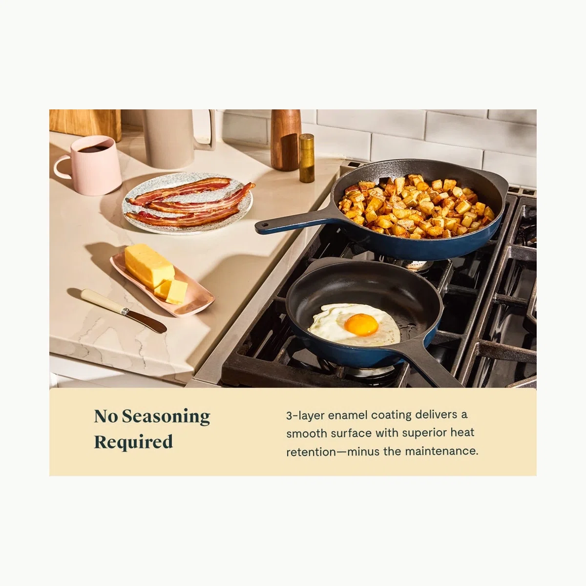 caraway-enameled-cast-iron-mini-duo-non-toxic-skillet-sauce-pan-with-storage-org image 5