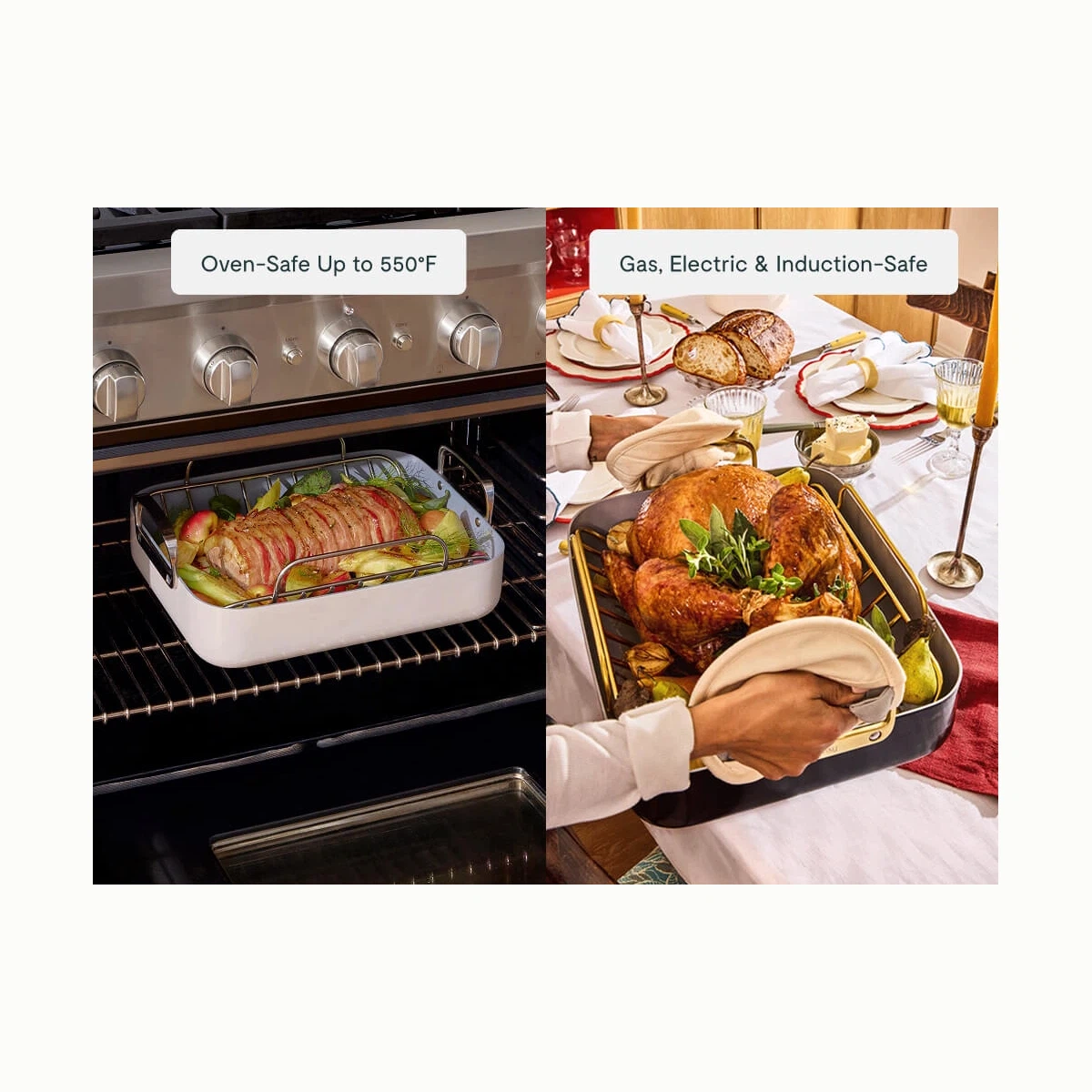 caraway-16x12-ceramic-roasting-pan-with-rack-non-toxic-oven-safe-to-550-f image 5