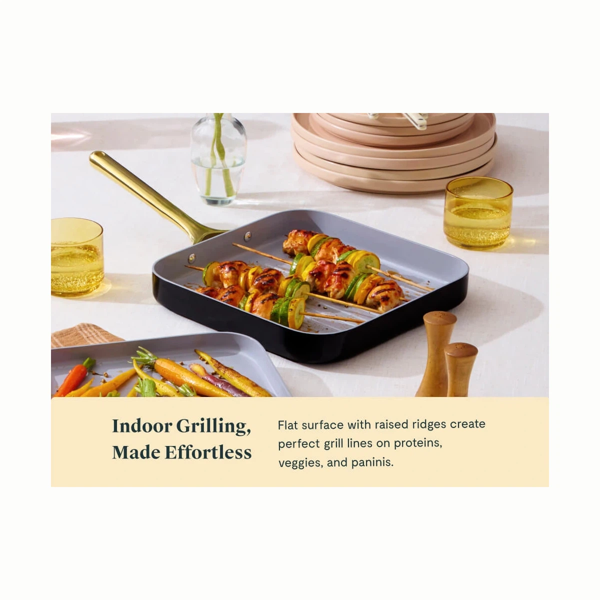 caraway-11-inch-ceramic-non-stick-square-grill-pan-non-toxic-oven-safe-to-550-f image 6