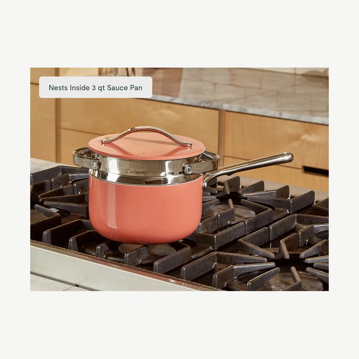 caraway-small-steamer-basket-non-toxic-ceramic-coating-stainless-steel-modular-d image 6