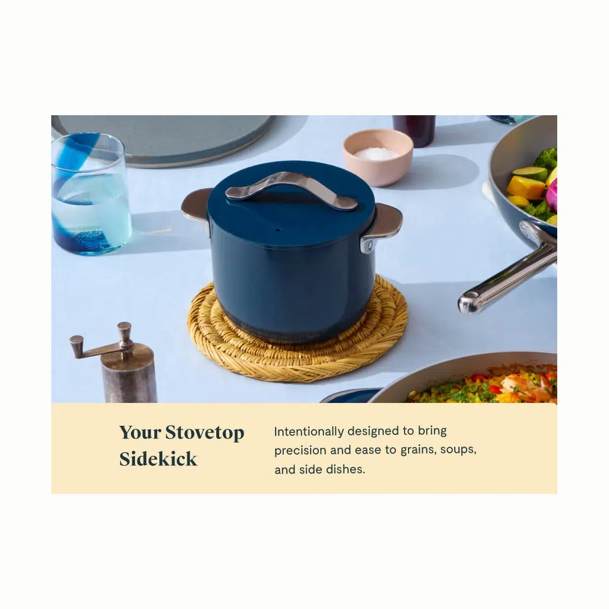 caraway-2-qt-ceramic-petite-cooker-non-toxic-non-stick-small-pot-all-stovetop-ov image 6
