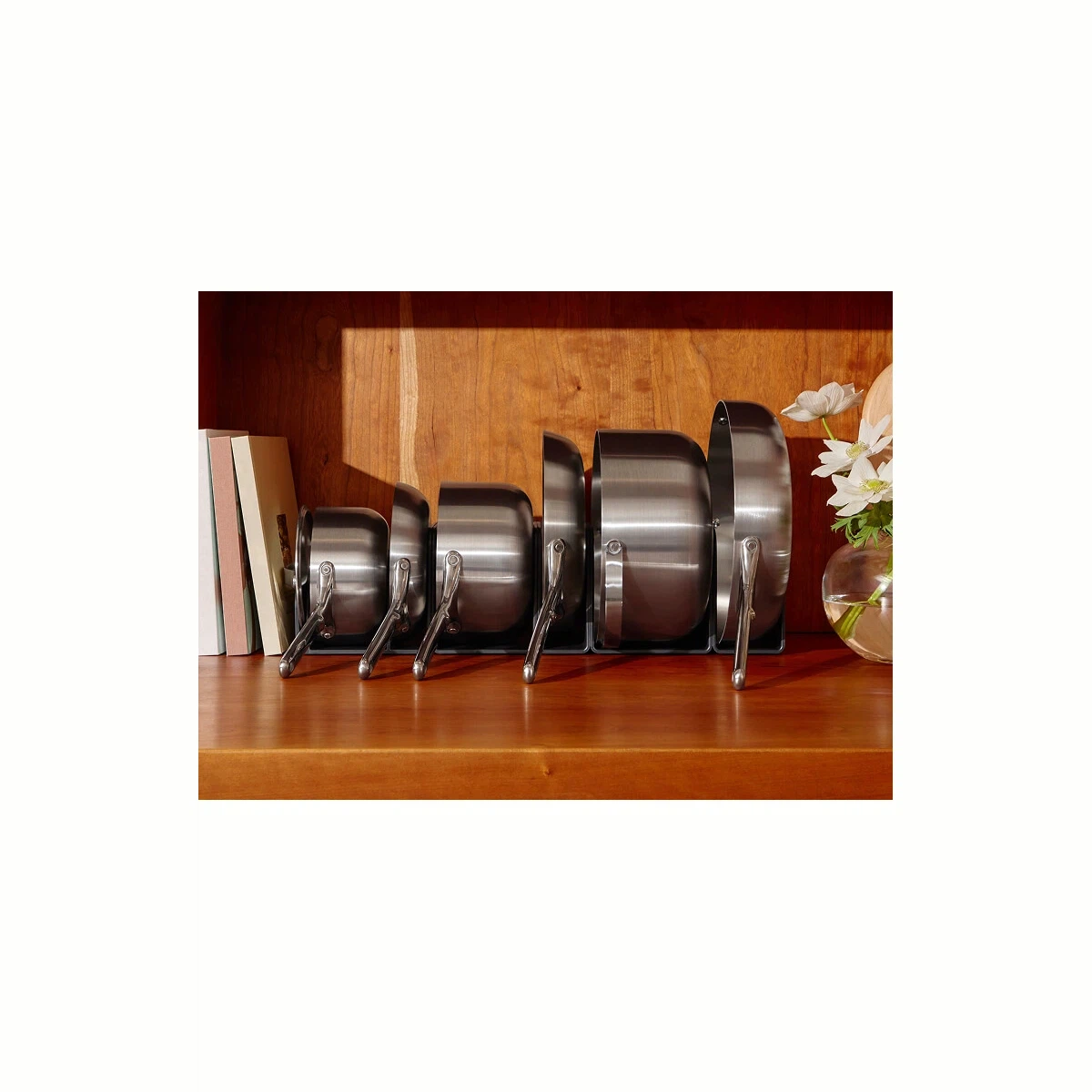 caraway-16-piece-stainless-steel-cookware-set-5-ply-pots-pans-non-toxic-lifetime image 6
