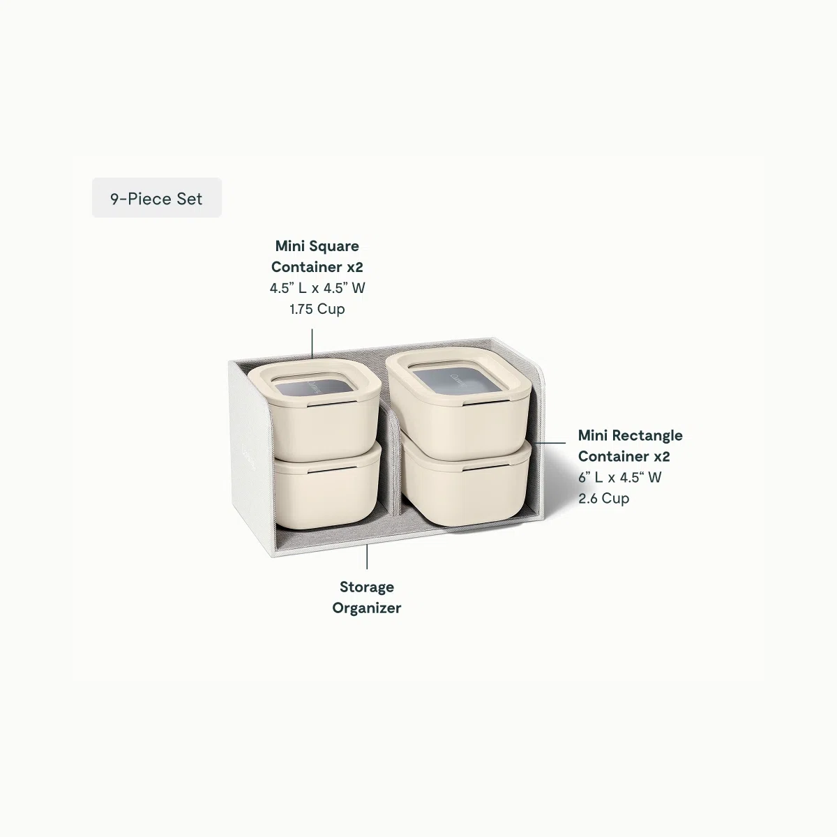 caraway-on-the-go-essentials-13pc-glass-food-storage-containers-with-lids-organi image 7