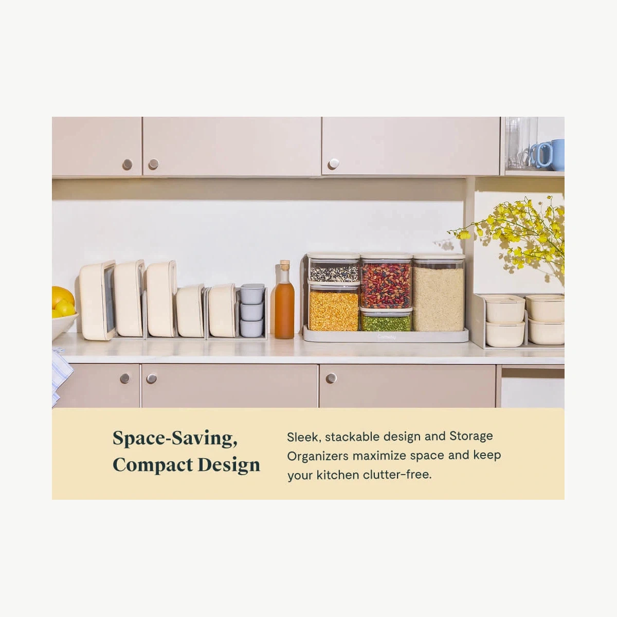 caraway-complete-kitchen-organization-bundle-42-piece-bpa-free-food-storage-set- image 7