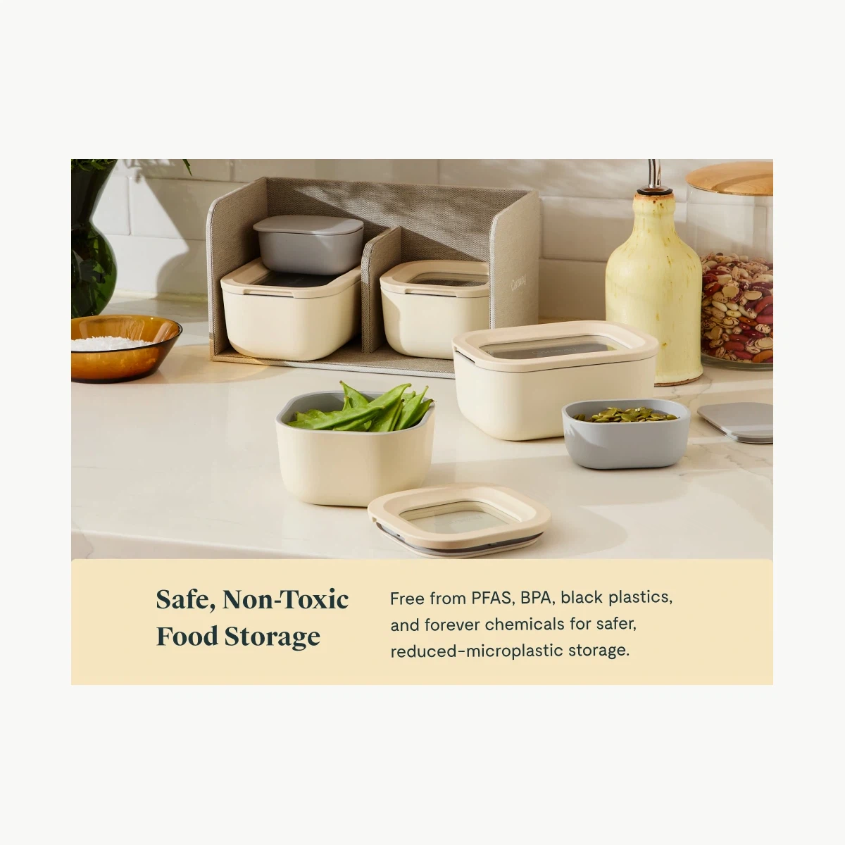 caraway-mini-glass-food-storage-containers-with-lids-5-oz-small-rectangle-non-to image 7